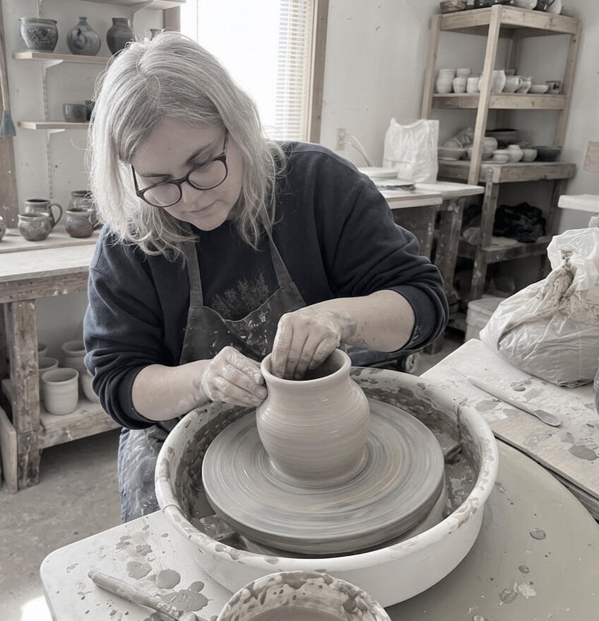 Peekaboo Pottery Studio Pottery classes in Maine