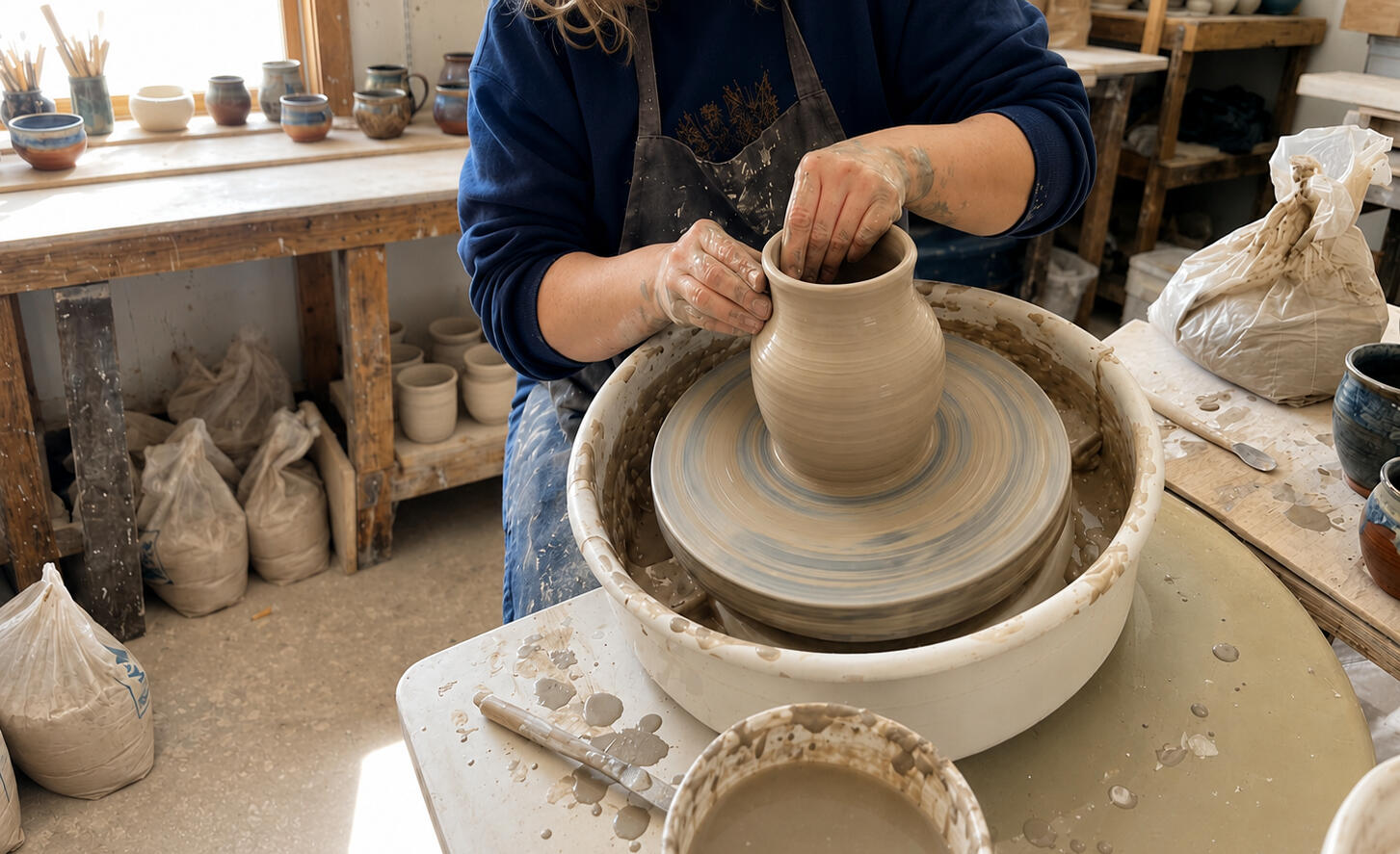 Peekaboo Pottery Studio in Aroostook County, Maine